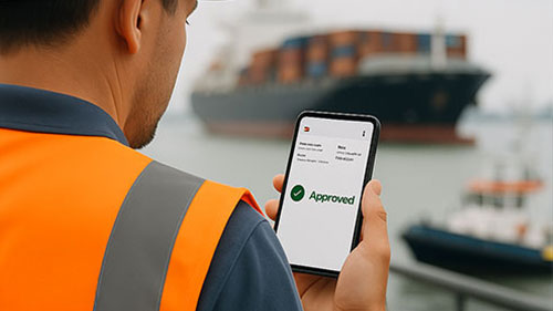 Service Providers — instant ISPS approval alerts and upcoming vessel arrivals